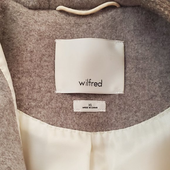 Aritzia Wilfred Wool Borda Coat with hood - Picture 3 of 4